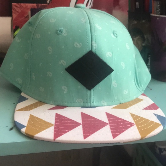 Mint Geometric SnapBack! - Picture 1 of 2